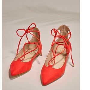 Topshop Finest Ghille Red Shoes, 6/39 (US 8), NWOT